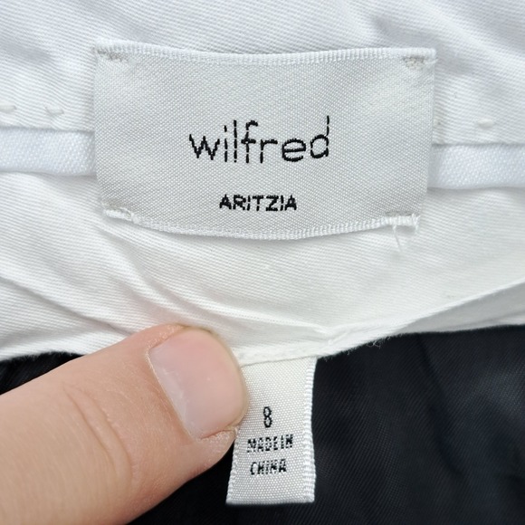 Wilfred Aritzia Womens Gray Pleated Trouser Pants Size 8 Crepe Wide Leg - Picture 3 of 12